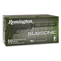 Remington Subsonic Handgun Ammunition .45 Auto 230gr FNEB 830 fps 50/ct