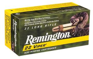Remington, Viper Hyper Velocity, .22LR, Plated Truncated Cone, 36 Grain, 100 Rounds 21288