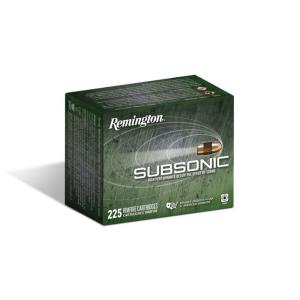 Remington Subsonic Rimfire Ammunition .22 LR 40 gr. HP 1050 fps 225/ct 