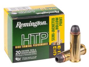 Remington .44 Magnum HTP 240 Grain Semi Jacketed Hollow Point Centerfire Pistol Ammo 20 Rounds 23010