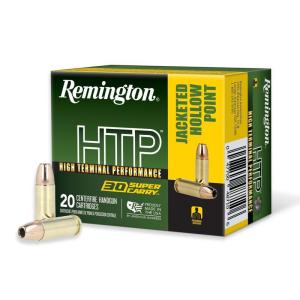 Remington Htp 30 Super Carry Ammo - 30 Super Carry 100gr Jacketed Hollow Point 20/Box R20019