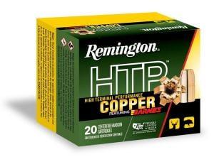 Remington HTP Copper .357 Magnum Ammunition 20 Rounds 140 Grain Barnes XPB Copper Hollow Point 1265fps [FC-047700493909]