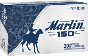 Marlin Ammunition 21442 150th Anniversary 45-70 Gov 405 gr Soft Point (SP) 20 Bx/ 10 Cs