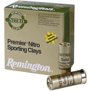Remington Nitro Sporting Clays Ammo 410 Bore 2-1/2" 1/2 Oz #8 Shot - 410 Bore 2-1/2" 1/2 Oz #8 Shot 25/Box 28879