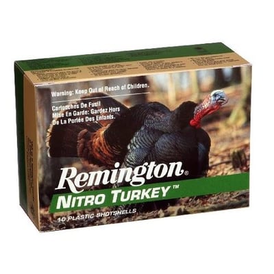 Remington Nitro Turkey Extended Range Buffered Magnum Shotshells - 12 ga. - 3-1 2" - #5 Shot - Turkey Load 26708
