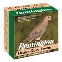 Remington Heavy Dove Loads, 12 Gauge, 2 3/4" Shot Shells, 1 1/8 oz., 250 Rounds 047700508818