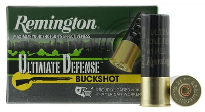 Remington Ultimate Defense, 12 Gauge 3", #4 Shotshell, 41 Pellets, 5 Round Box 20639