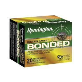 Remington Golden Saber Defense Bonded Handgun Ammunition 10mm Auto 180gr BJHP 1150 fps 20/ct