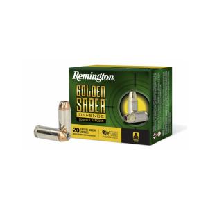 Remington Golden Saber Defense Compact Ammunition 10mm Auto 180gr 1150 fps 20/ct 