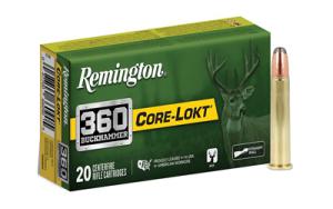 Remington Core-Lokt Rifle Ammunition .360 Buckhammer 200gr SP 2200 fps 20/ct