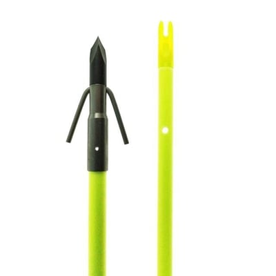 Muzzy Classic Fish Arrow with Point Chartreuse Green