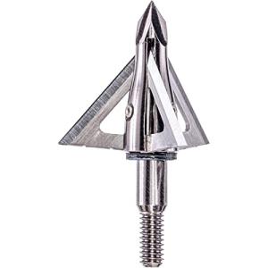 Muzzy 293 Broadheads New Trocar Crossbow 125 Grain 3 Blade with Offset Design (3-Pack)