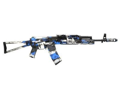 Palmetto State Armory Custom PSAK-74 Blue Team Triangle Side Folding Rifle w/ ALG Trigger and JL Billet Extended Rail 5.45x39mm 5165501775