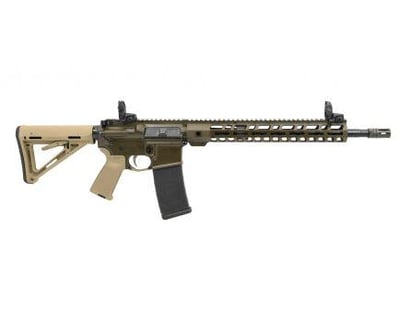 Palmetto State Armory Custom 16" MOE M-Lok Rifle w/ MBUS sight set ODG & FDE