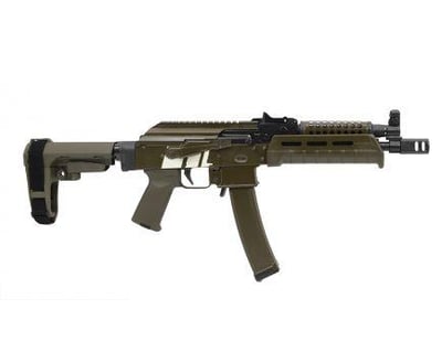 Palmetto State Armory Custom AK-V MOE SBA-3 Pistol w/ Cheese Grater Handguard ODG