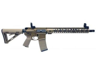 Palmetto State Armory Custom 16" Mid-Length 1/7 Nitride 15" Lightweight M-LOK EPT Rifle w/ MBUS Coyote