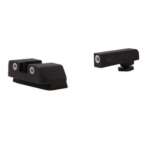 WILLIAMS Triton Classic Series White Night Sights for Glock 17,19/19x,22,23,24,26,27,33,34,35,37,38,39,45