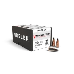Nosler VarMageddon Bullets .22 cal .224" 40 gr FB-TIPPED 100/ct 054041172301