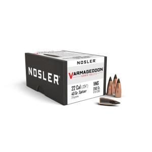 Nosler Varmageddon Rifle Bullet .22 Caliber 40gr FB Tipped 250ct 17260 054041172608