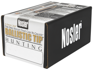Nosler Ballistic Tip Hunting 6.5mm (0.264") Spitzer Bullets - 6.5mm (0.264") 100gr Spitzer 50/Box 26100