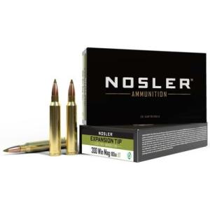 Nosler .300 Winchester Magnum 180 Grain E-Tip Lead-Free Brass Cased Centerfire Rifle Ammo 20 Rounds 40038 