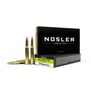 Nosler .270 Winchester 130 Grain Ballistic Tip Brass Cased Centerfire Rifle Ammo 20 Rounds 40062