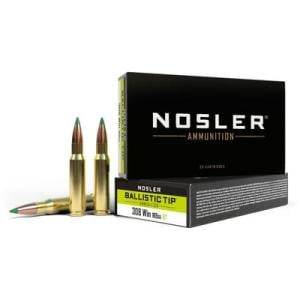 Nosler Ballistic Tip Ammo 308 Winchester 165gr Ballistic Tip - 308 Winchester 165gr Ballistic Tip 20/Box 40063
