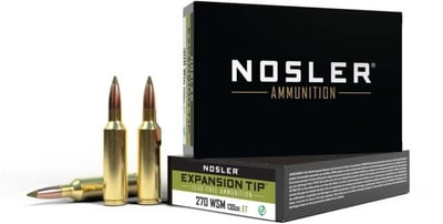 270 WSM 130gr E-Tip (20 ct.) Ammunition
