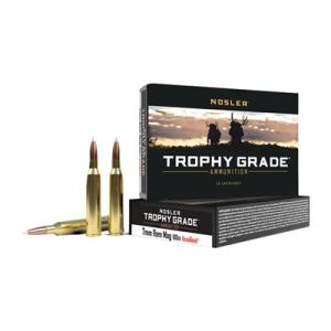 Nosler Trophy Grade Rifle Ammunition 7mm Rem Mag 160 gr AB 2925 fps - 20/box