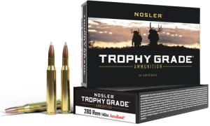 Nosler Trophy Grade Ammo 280 Remington 140gr Accubond - 280 Remington 140gr Accubond 20/Box 48545