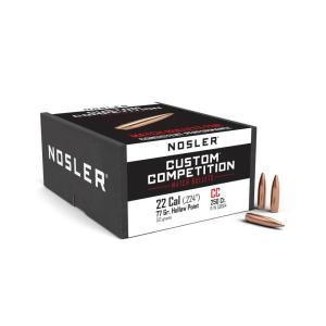 Nosler Custom Competition 22 Caliber HPBT Reloading Bullets