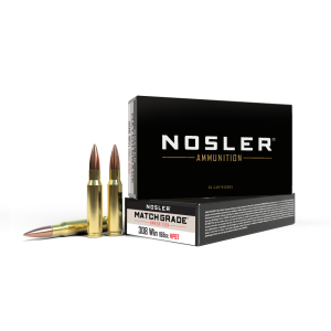 Nosler Match Grade Ammo 308 Winchester 168gr Custom Competition - 308 Winchester 168gr Custom Competition Hpbt 20/Box 60054