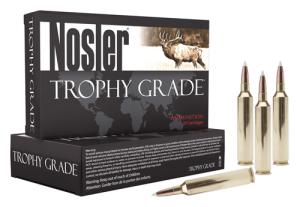 Nosler Trophy Grade 6.5mm Creedmoor Ammo - 6.5mm Creedmoor 140gr Accubond Spitzer 20/Box 60080