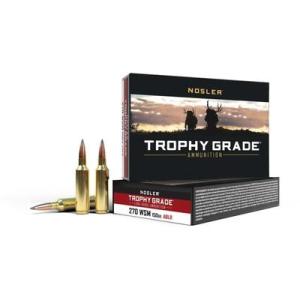 Nosler Trophy Grade Ammo 270 Wsm 150gr Accubond Lr - 270 Wsm 150gr Ab-Lr 20/Box 60114