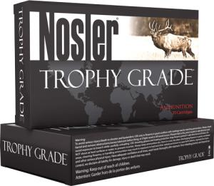 Nosler Trophy Grade Ammo 30 Nosler 180gr Accubond - 30 Nosler 180gr Accubond 20/Box 60117