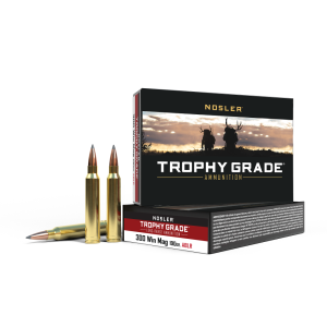 Nosler Trophy Grade Long Range Rifle Ammunition .300 Win Mag 190 gr ACB LR 20/Box 60126