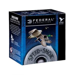 Federal Speed-Shok Waterfowl Ammunition 12 Gauge 2-3/4" 1-1/8 oz #6 Non-Toxic Steel Shot Box of 25 0604544628104