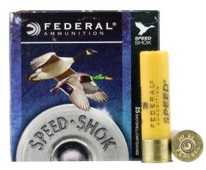 Federal 20GA 3" 7/8OZ 3 SPEED-SHOK WFWL 25RD 0604544628296