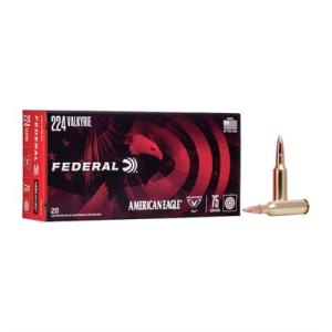 Federal Premium American Eagle Rifle Ammunition, .224 Valkyrie, 75-gr, TMJ 0604544630299