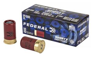 Federal Shorty Shotshells, 12 Gauge, 1 3/4", 1-oz. Rifled Slug, 10 Rounds 0604544651454