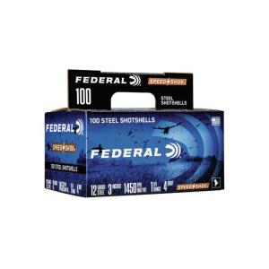 Federal Speed-Shok 12 Gauge 3" Ammo - 12 Gauge 3 1-1/4oz #4 Shot 100/Box 0604544651522