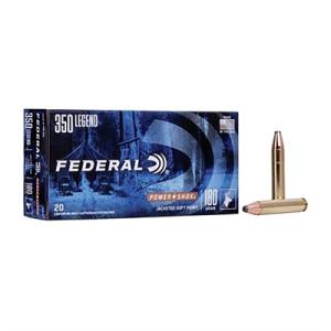 Federal Premium Power-Shok .350 Legend 180 Grain Jacketed Soft Point Centerfire Rifle Ammo 0604544653403