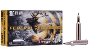 Federal Premium Terminal Ascent .300 Win Mag 200 Grain Centerfire Rifle Ammo 0604544659429