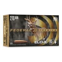 Federal Premium, .270 Winchester, ELD-X, 145 Grain, 20 Rounds 0604544689815