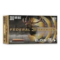 Federal Premium, .300 Win. Mag., ELD-X, 200 Grain, 20 Rounds 0604544689877