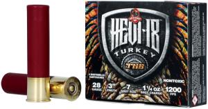 HEVI-Shot Hevi 18 Tss Turkey 28 Gauge 1.25oz 3in Shotgun Ammo Shot 7 5 Rounds HS7287-5RD