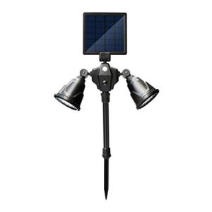 Solares De Doble Cabeza Robot Focos Patio Exterior Iluminación De Inspiración Humana Plug-In Luces De Césped 0640420006017