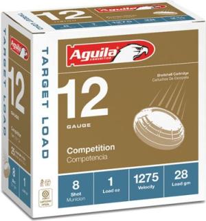 Aguila Competition Target Loads, 12 Gauge, 2 3/4", 1 oz. Shotshells, 25 Rounds 0640420006024