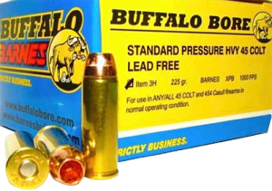 Buffalo Bore Ammunition 45 Colt Lead-Free Standard Pressure Heavy 3H/20