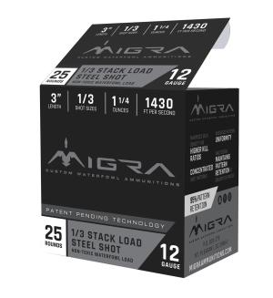 Migra Combinational 12 Gauge 1 1/4 oz 3in Centerfire Shotgun Ammo 25 Rounds M-12S1-3 0683828726507
